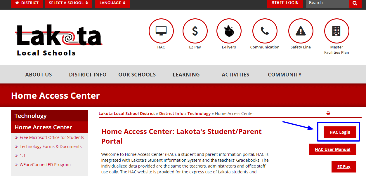 Lakota HAC Login Guide 2021 DS News