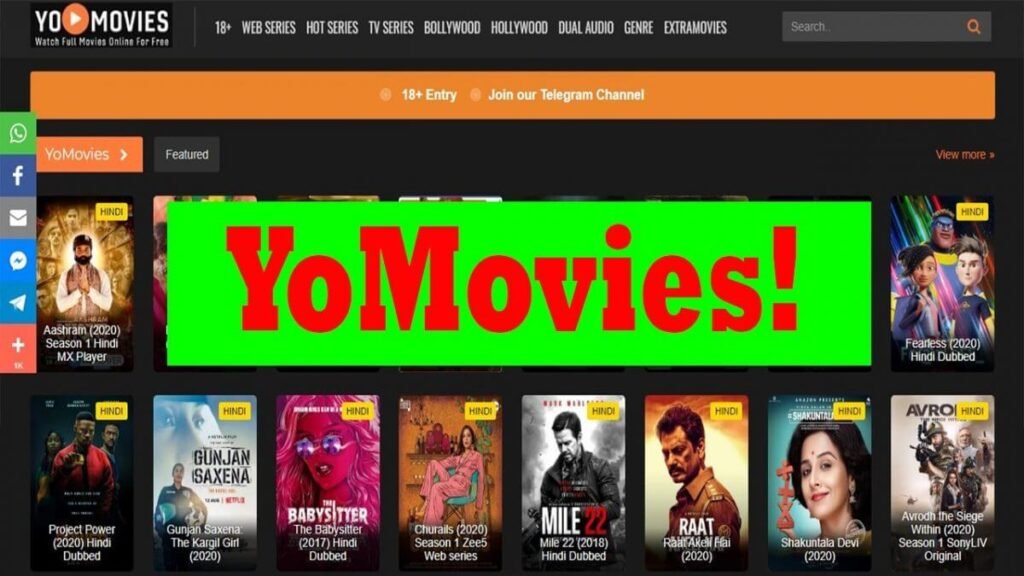 Yomovies 2021-All About Working and Alternative Like Yomovies