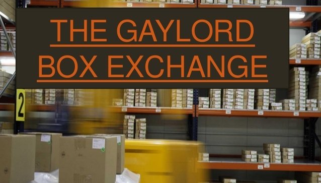 The Gaylord Box Exchange & Generics and its use as a best storage stuff