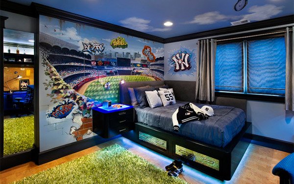 What are the different ways to decorate your athlete rooms?