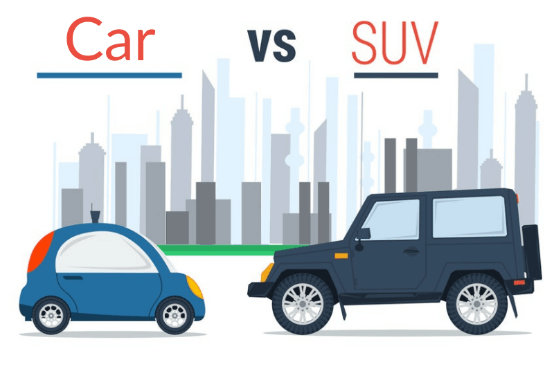 City Cars vs. Large SUVs