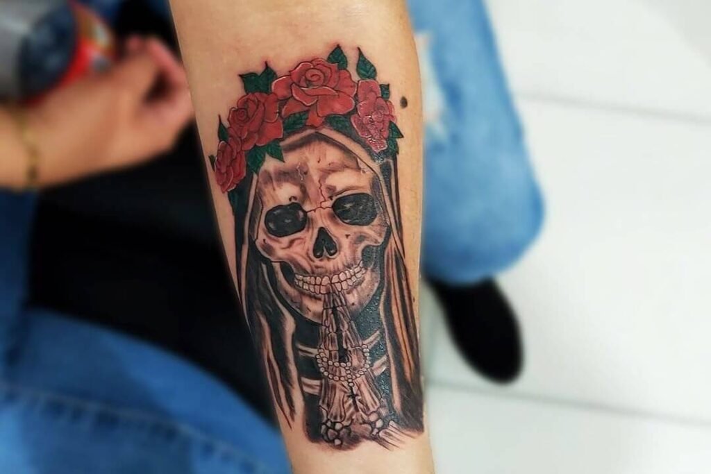 The Intriguing Meanings Behind Santa Muerte Tattoos