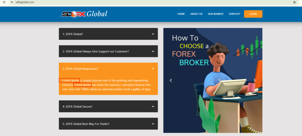 SDFX Global Login: Trade Without Risk