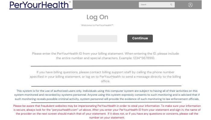 PerYourHealth Login – Pay Medical Bills with www.peryourhealth.com