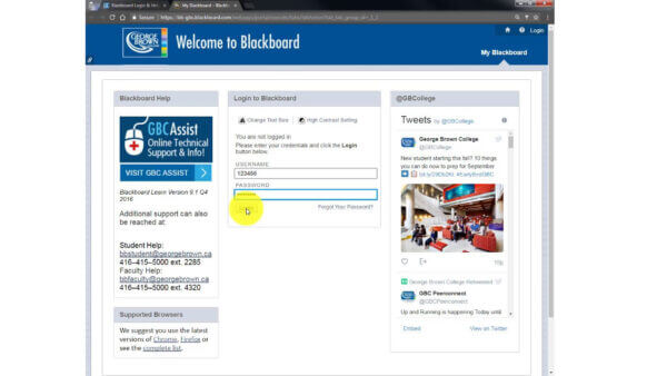 Blackboard GBC: Revolutionizing Learning at George Brown College