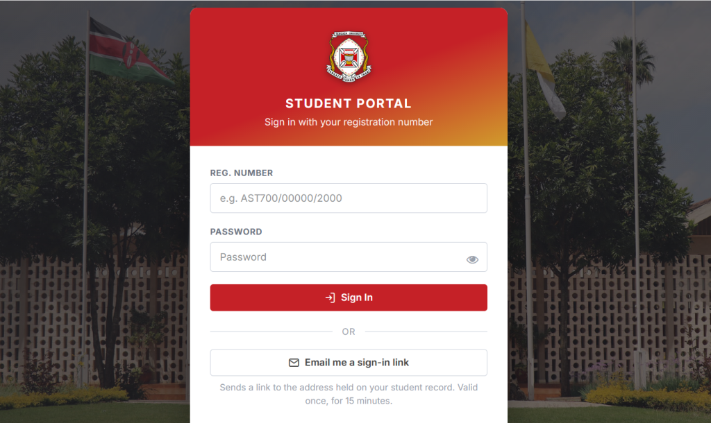 Tangaza University College Student Portal